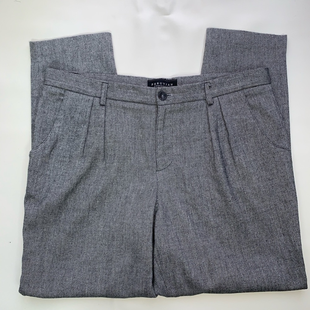 Peruvian Connection Gray Work Pants - image 2